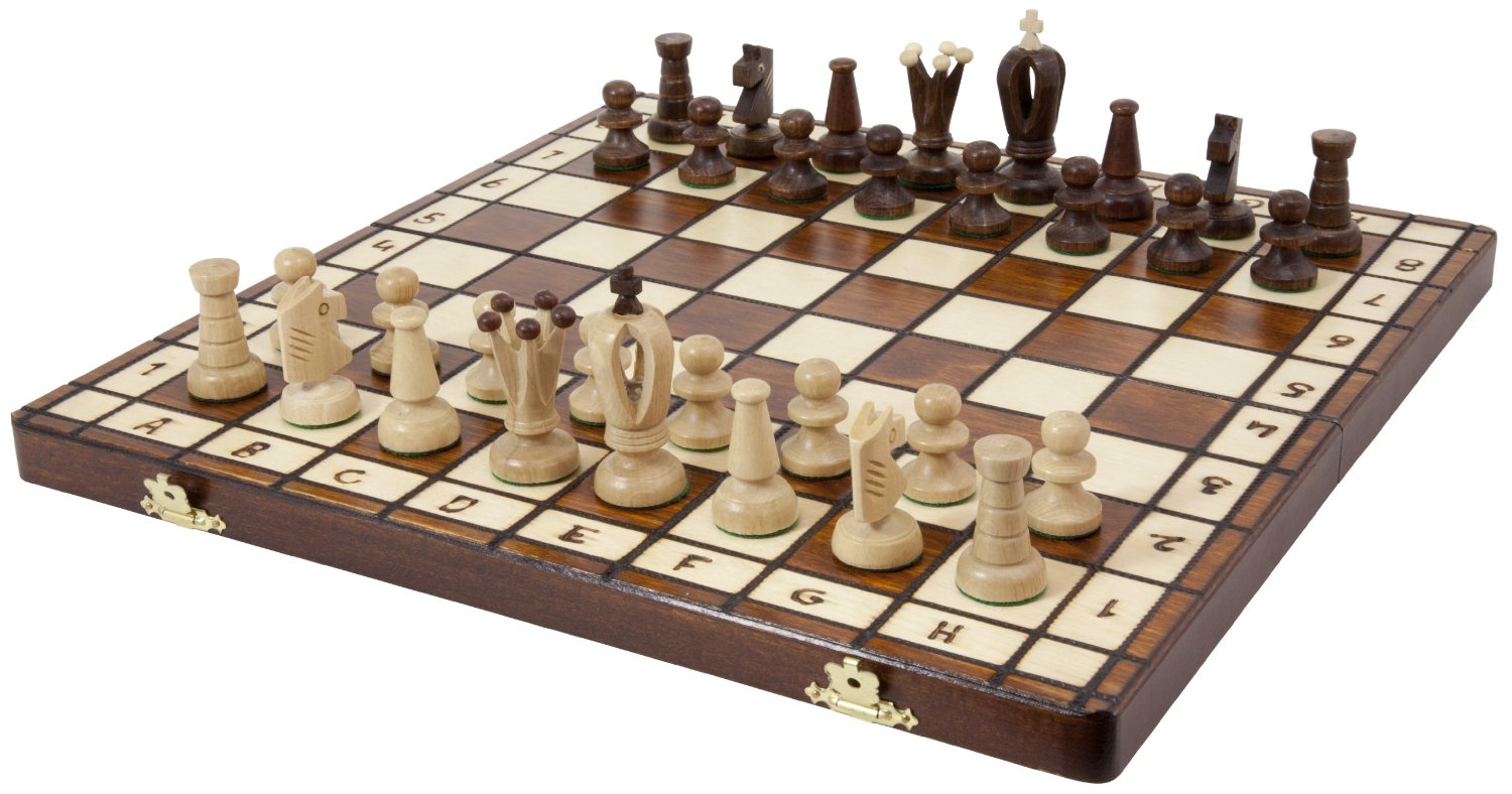 Royal 36 European Wood International Chess Set Board Games Messiah